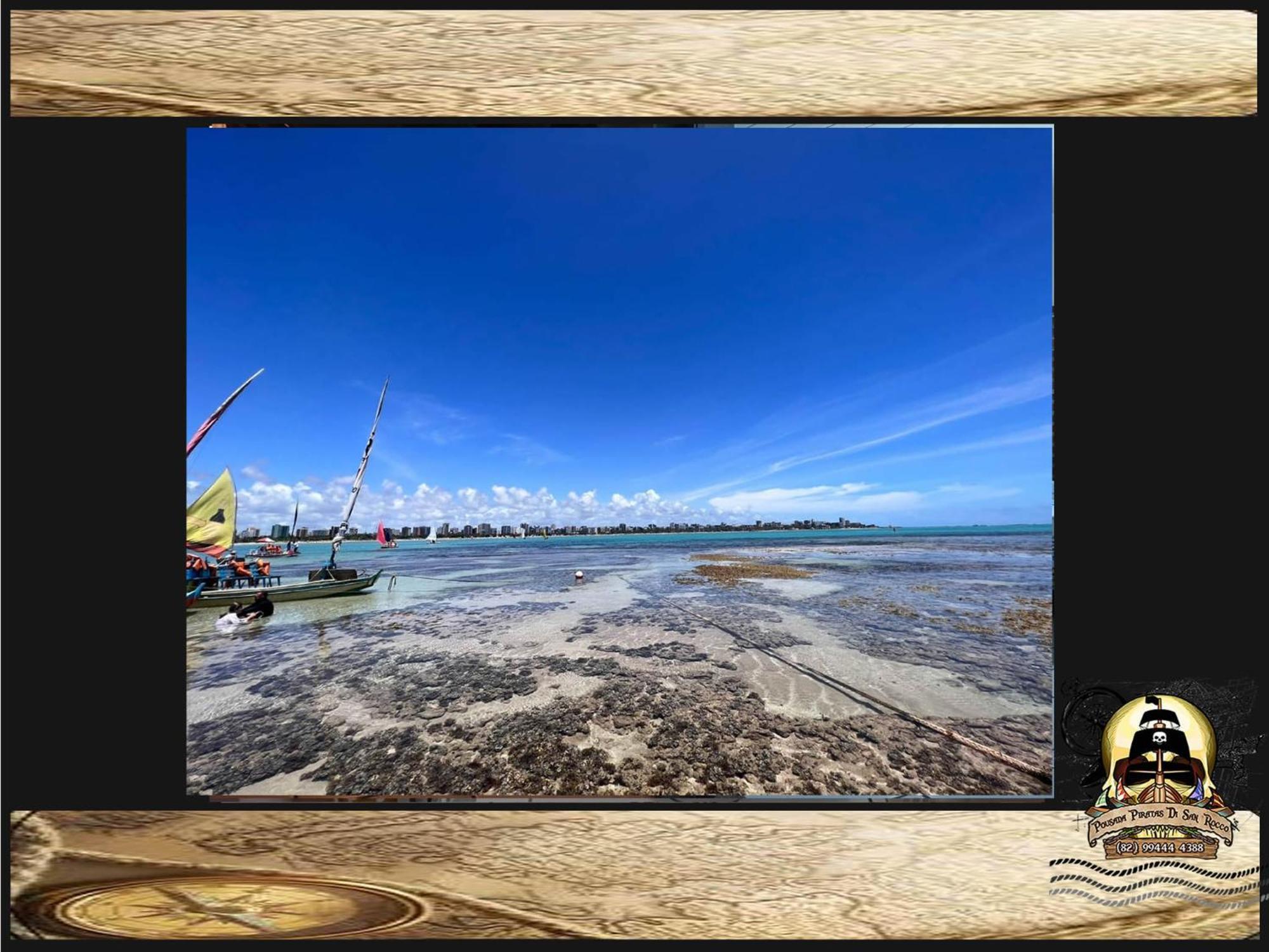 Pousada Piratas Di San Rocco มาเซโอ ภายนอก รูปภาพ